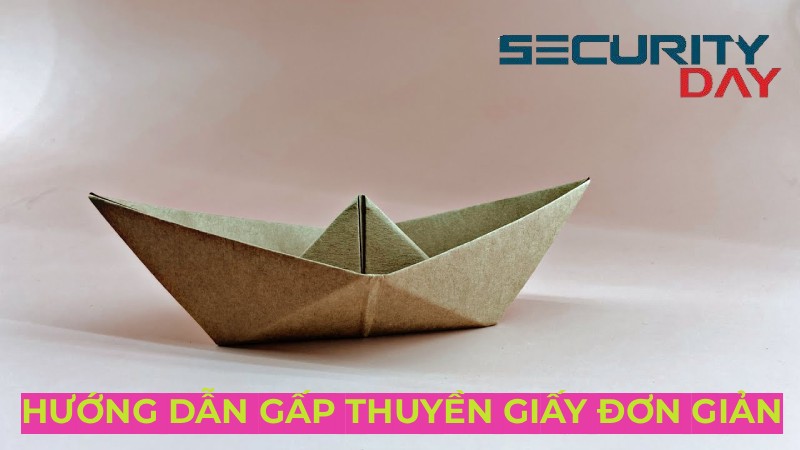 cách gấp thuyền giấy chắc chắn