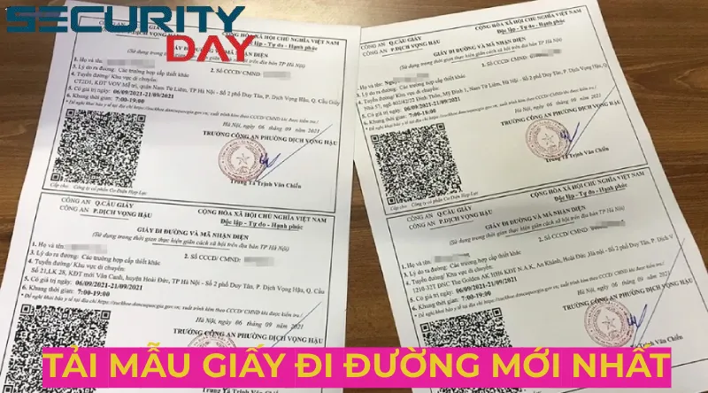 download mẫu giấy đi đường mới nhất 2026