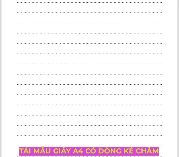 mẫu giấy a4 có dòng kẻ chấm file word. pdf