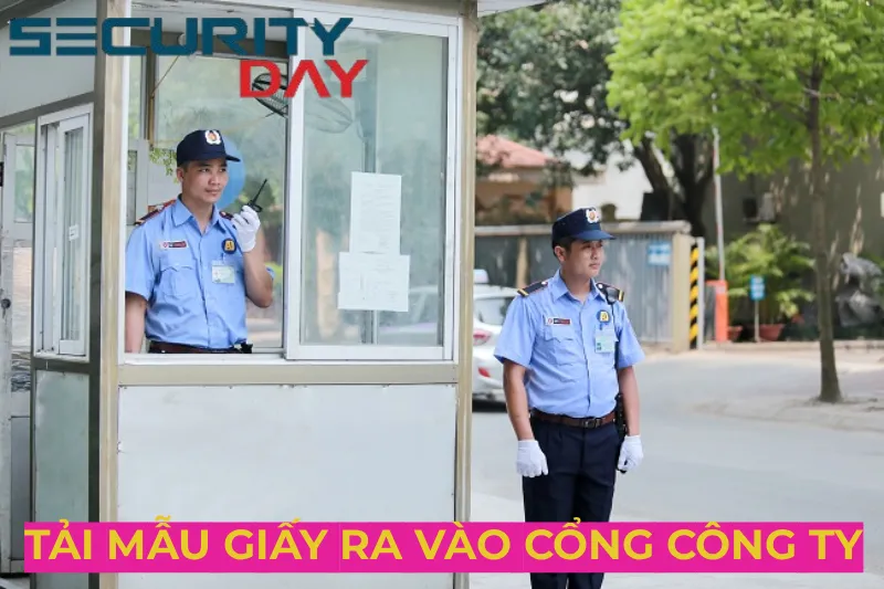 giấy ra vào cổng công ty, cơ quan