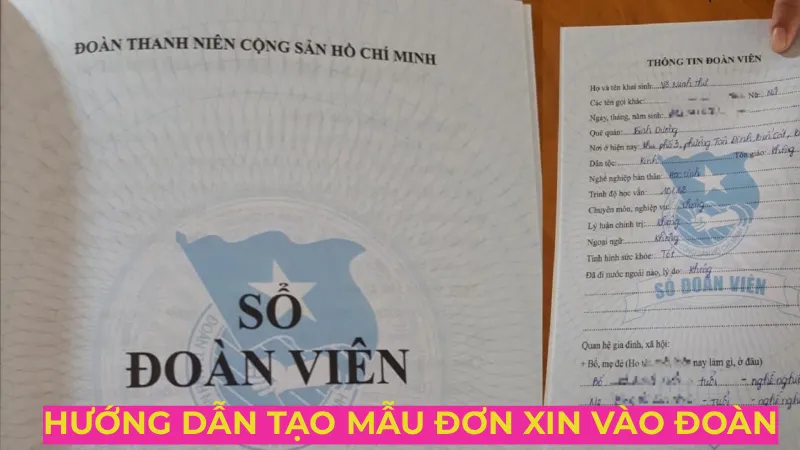 cách viết đơn xin vào đoàn chi tiết