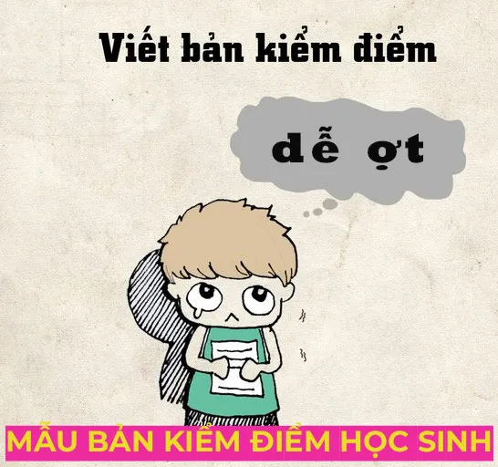 mẫu bản kiểm điểm học sinh mới nhất